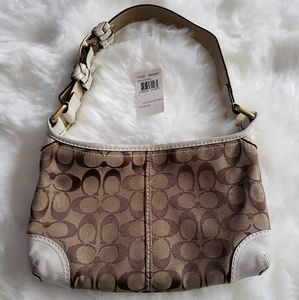 Coach shoulder bag plus wristlet